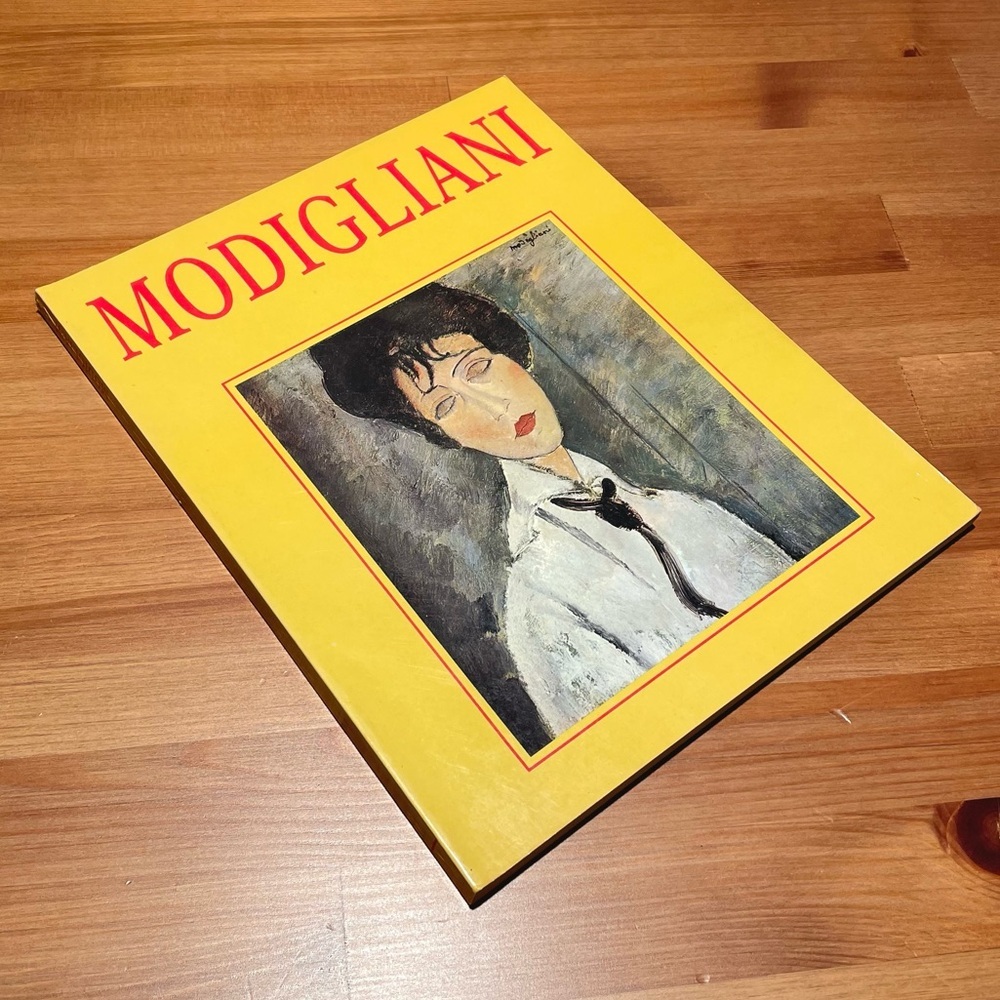 Vtg Modigliani Paperback Coffee Table Art Book Prints French Edition Yellow